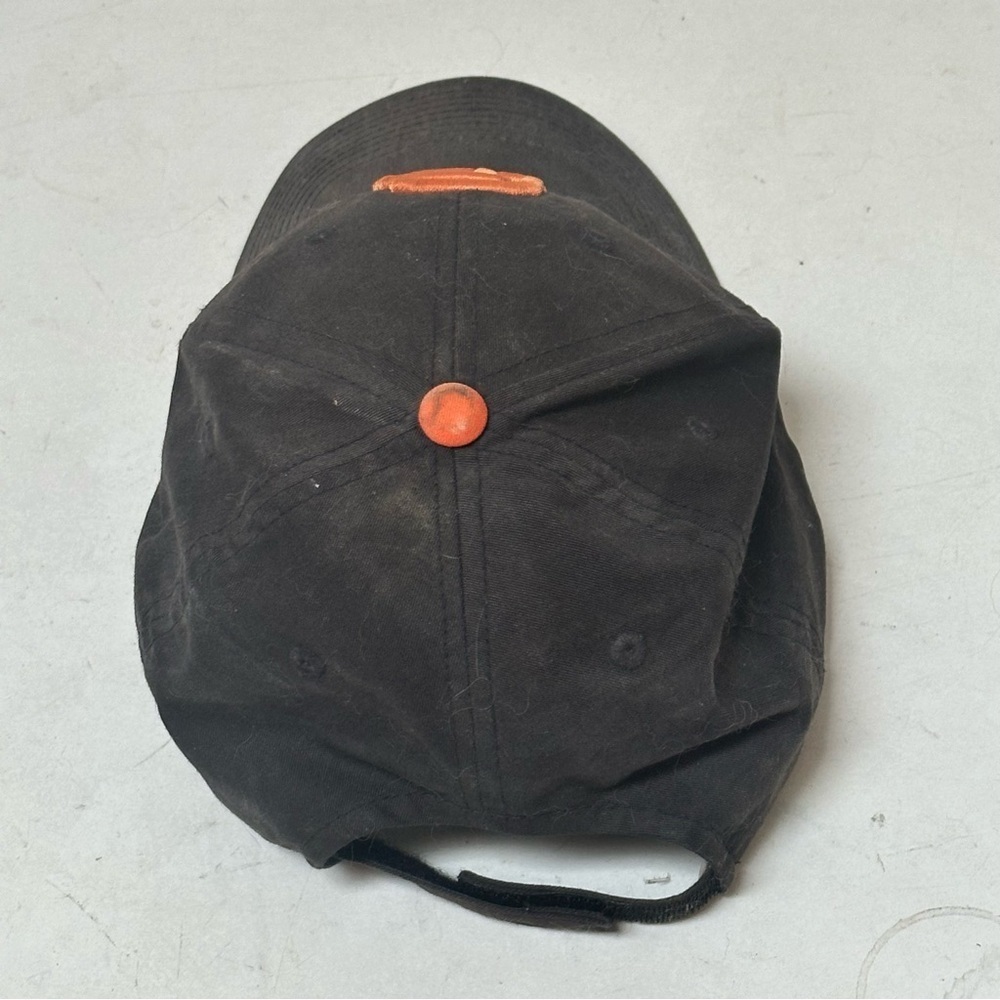 MLB San Francisco Giants Baseball Black Cap with Orange SF Logo Hat - Picture 5 of 5